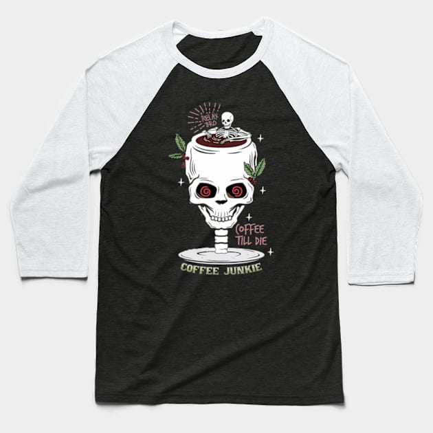 Coffee lover Baseball T-Shirt by Petko121212